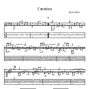 Cavatina 吉他谱