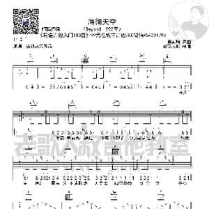 BEYOND 海阔天空 简化版超清谱 老歌大叔吉他教室出品_歌谱投稿