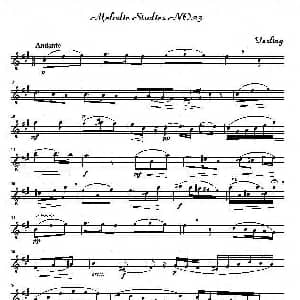 萨克斯谱 | 四十八首旋律练习曲之二十三