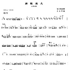 麻鞋底儿 中音板胡