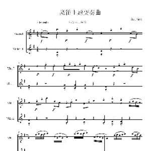 魔笛主题变奏曲_歌谱投稿_词曲: 莫扎特