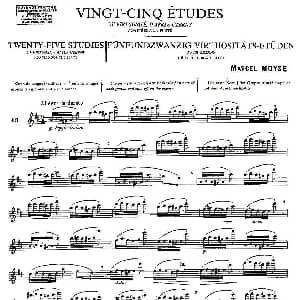 长笛曲谱 | Moyse 25 Studies after Czerny flute 之13 25首改编自车尔尼作品的练习曲 Moyse