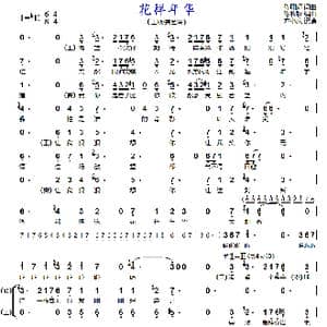 花样年华_歌曲简谱_词曲:陈珊妮 陈珊妮