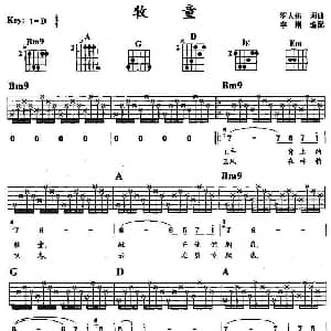 牧童 吉他谱 罗大佑 罗大佑 罗大佑