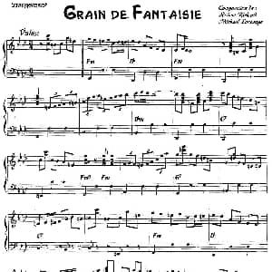 手风琴谱 | Grain de Fantaisie 华丽华尔兹 杰龙.理查