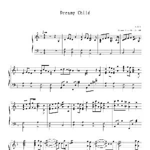 Dreamy Child 钢琴谱 久石让