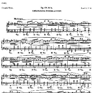 降A大调圆舞曲Op.64 3 钢琴谱 肖邦