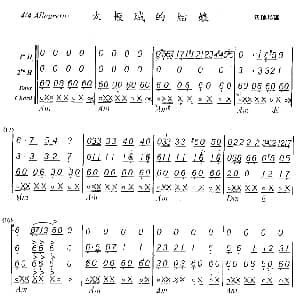 口琴谱 | 大阪城的姑娘 四重奏