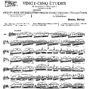长笛曲谱 | Moyse 25 Studies after Czerny flute 12 25首改编自车尔尼作品的练习曲 Moyse