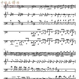 巴赫Ｇ大调铜管五重奏06 10_歌曲简谱