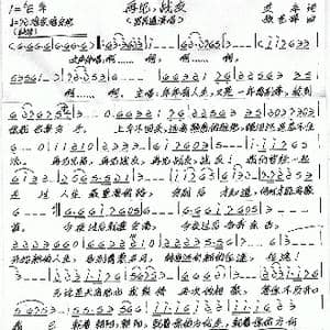 再见,战友_歌谱投稿_词曲:艾辛 张艺军