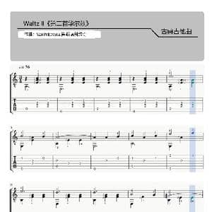 第二号华尔兹 _歌曲简谱