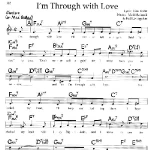 I'm Through with Love_外国歌谱