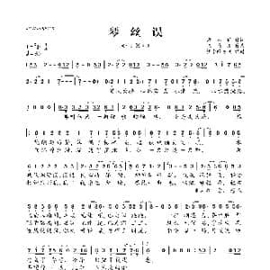 琴丝误_歌曲简谱_词曲:方不圆 张萌川