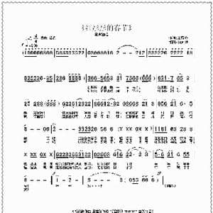 红彤彤的春节_歌曲简谱_词曲:王雪玲 杨武麟