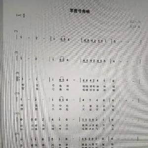 军营号角响_歌谱投稿_词曲:岳三丰 岳三丰