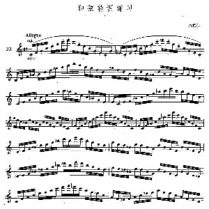 萨克斯谱 | 和弦转调练习曲 杰特尔