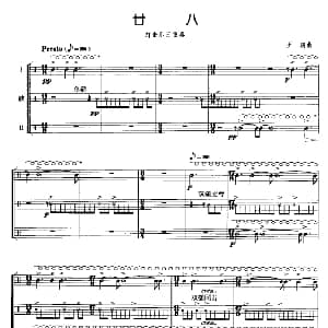 廿八 打击乐三重奏