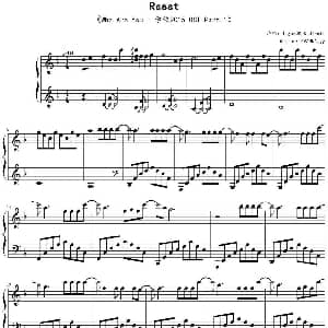 Reset 钢琴谱 EVANNA_yy制谱