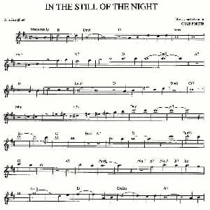 萨克斯谱 | IN THE STILL OF THE NIGHT