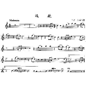 萨克斯谱 | 远航