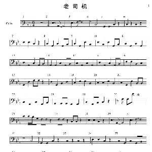 老司机 管弦乐队分谱—弦乐部分