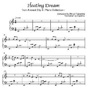 Flting Dream 钢琴谱 城之内 美莎