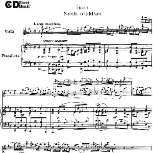 小提琴谱 | Violin Sonata No.4 in D major 小提琴 钢琴伴奏