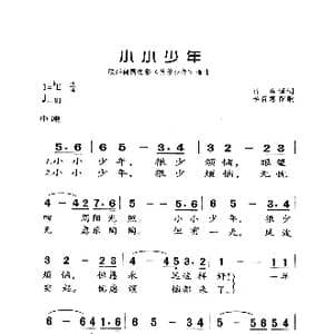 小小少年_歌曲简谱