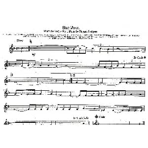 萨克斯谱 | Biue Moon 蓝月亮