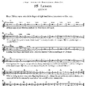 长笛曲谱 | 长笛演奏基础教程练习 1—10 E Wagner E 韦格