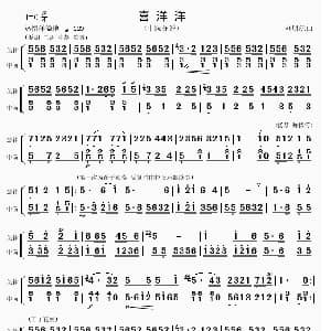 喜洋洋 中阮分谱 刘明沅