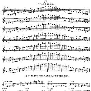 小提琴谱 | 小提琴换把练习 作品第八号 第八节 捷 舍夫契克