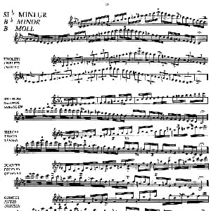 萨克斯谱 | 五线谱音阶练习 P23 27