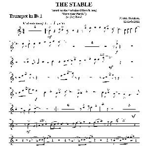 THE STABLE 第一降B小号分谱