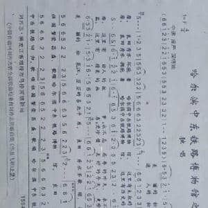 哈尔滨中东铁路博物馆之歌_歌曲简谱_词曲:刘祚志 刘祚志