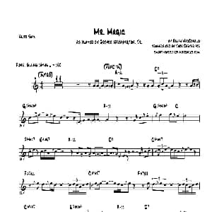萨克斯谱 | Mr Magic 中音萨克斯