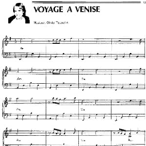 VOYAGE A VENISE 钢琴谱