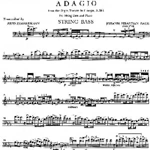 ADAGIO 大提琴 巴赫