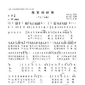 想家的时候_歌曲简谱_词曲:石顺义 孟庆云