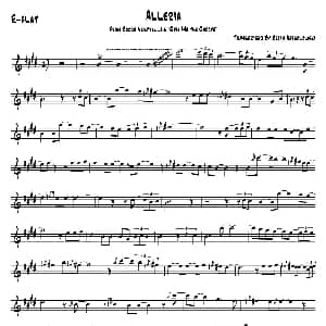 萨克斯谱 | Alleria 降E大调