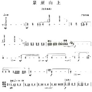 景颇山上 巴乌谱 严铁明