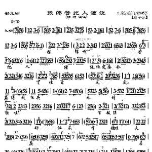 勘玉钏 张郎苦把人缠绕_歌曲简谱_词曲:暂无 恒流星制谱