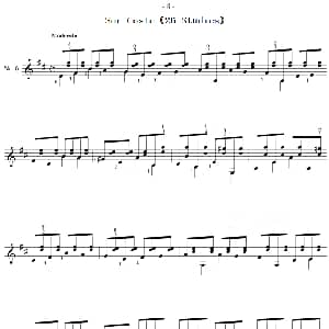 Sor Coste 26 Studies 吉他谱