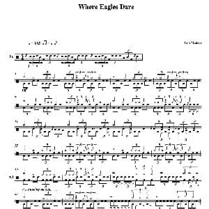 Where Eagles Dare 鼓谱