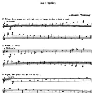 小提琴谱 | 赫利美利 小提琴音阶练习 Hrimaly Scale Studies 赫利美利Hrimaly