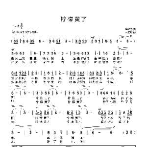 柠檬黄了_歌曲简谱_词曲:辜海燕 刘启明