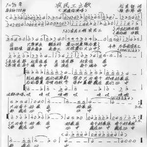 农民工之歌_歌谱投稿_词曲:刘良智 张艺军