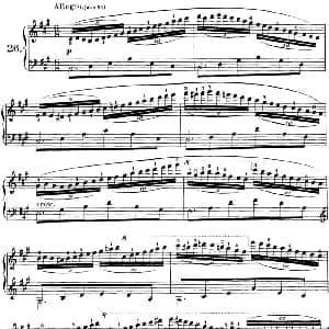 40首车尔尼Op.299钢琴快速练习曲 钢琴谱 车尔尼