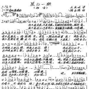 星儿一颗_歌谱投稿_词曲:王东明 张艺军